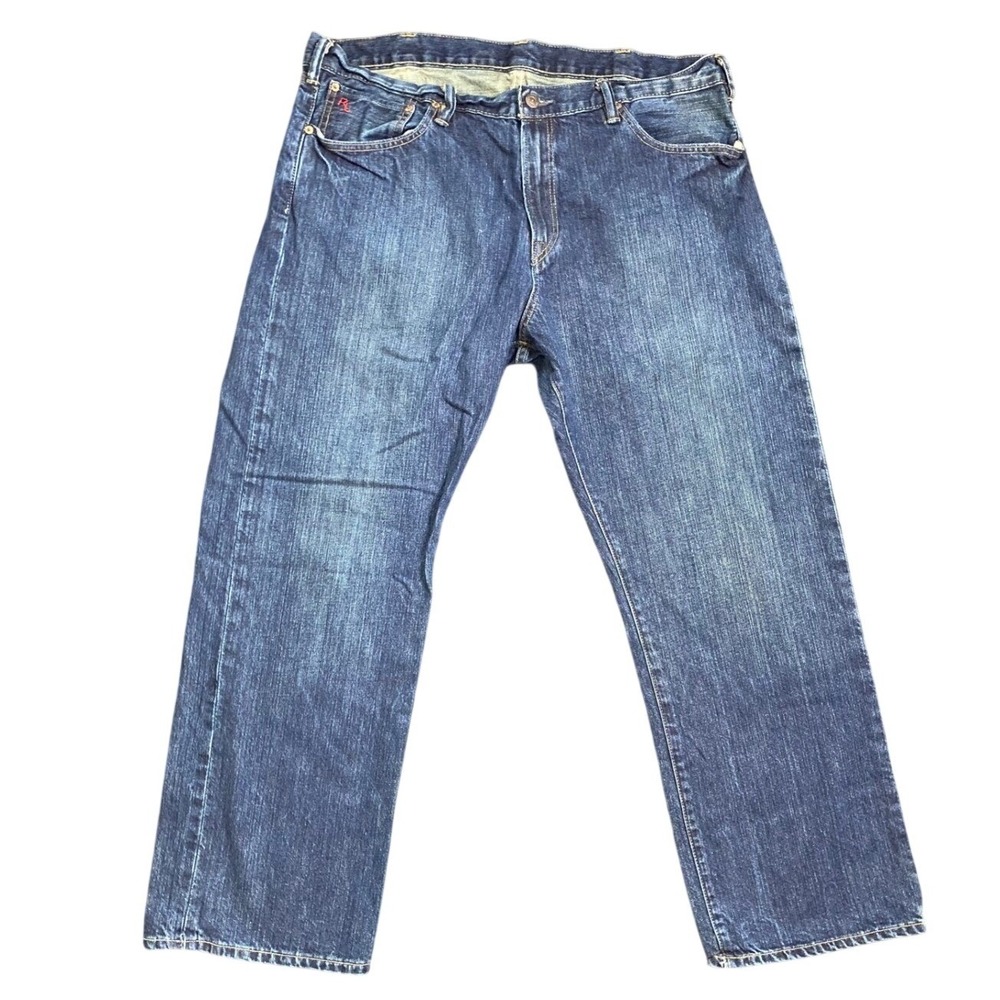 Polo Ralph Lauren Blue Jeans Mens 38x30 Relaxed Straight Leg Denim Preppy Money